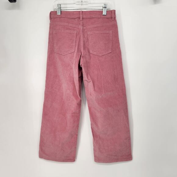 NWT Crewcuts J.Crew Mauve Corduroy Adjustable Waist Straight Leg Pants Girl's 10 - Picture 4 of 9